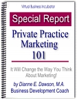 Free Ebook with your membership: Private Practice Marketing 101
